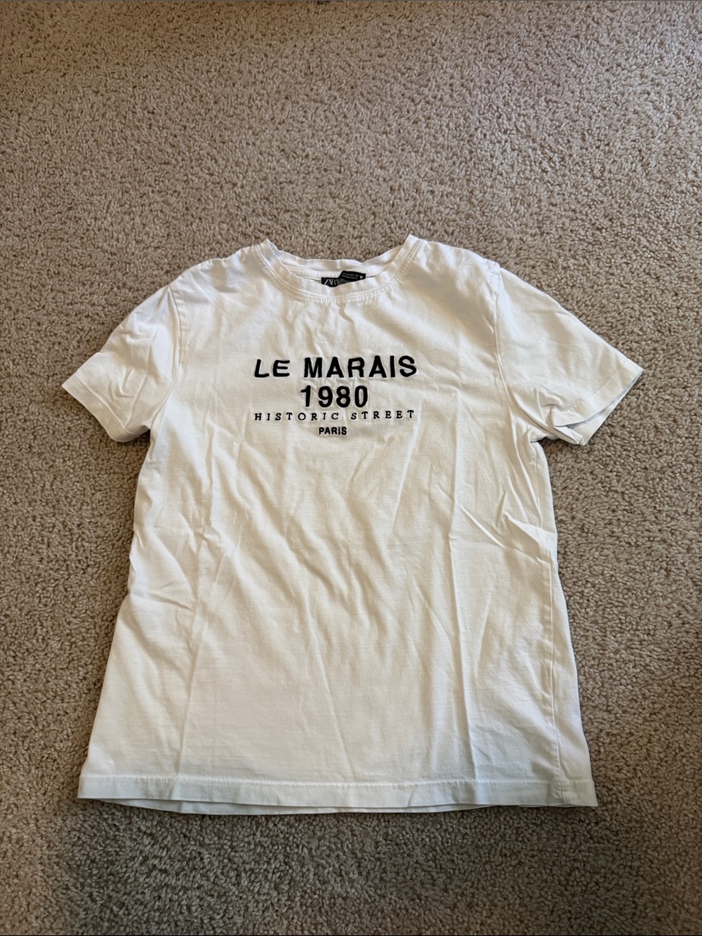 Le Marais 1980 Men's White Graphic T-Shirt